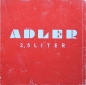 Preview: Adler 2,5 Liter Modelprogram 1939 Reuters-Motives Carbrochure (4301)